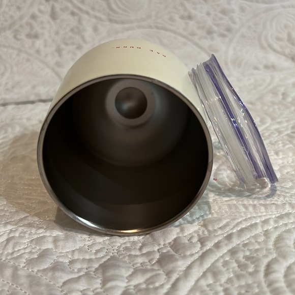 Rae Dunn Santa and Elf stemless wine glasses with lids - Picture 7 of 15